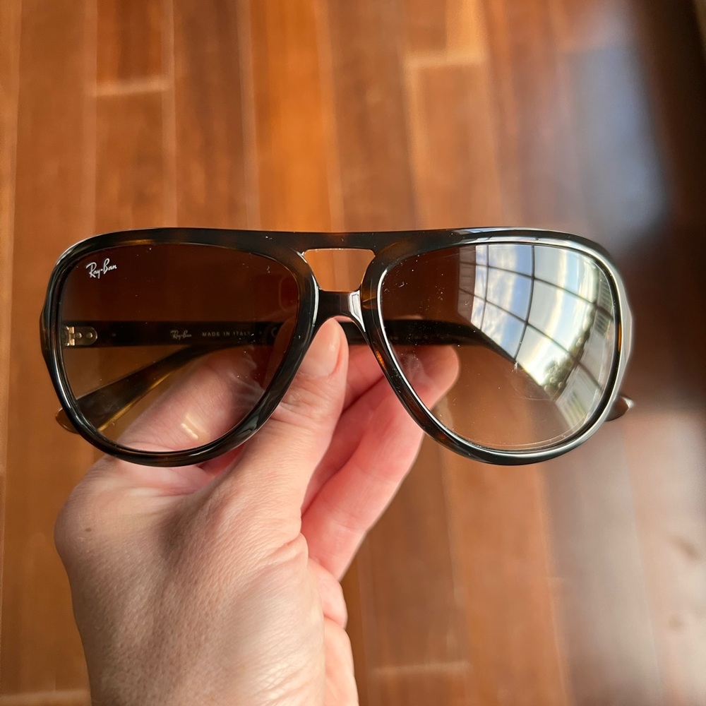 Ray-Ban Brown Aviator Sunglasses